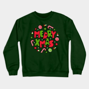 Merry Christmas! Typography design Crewneck Sweatshirt